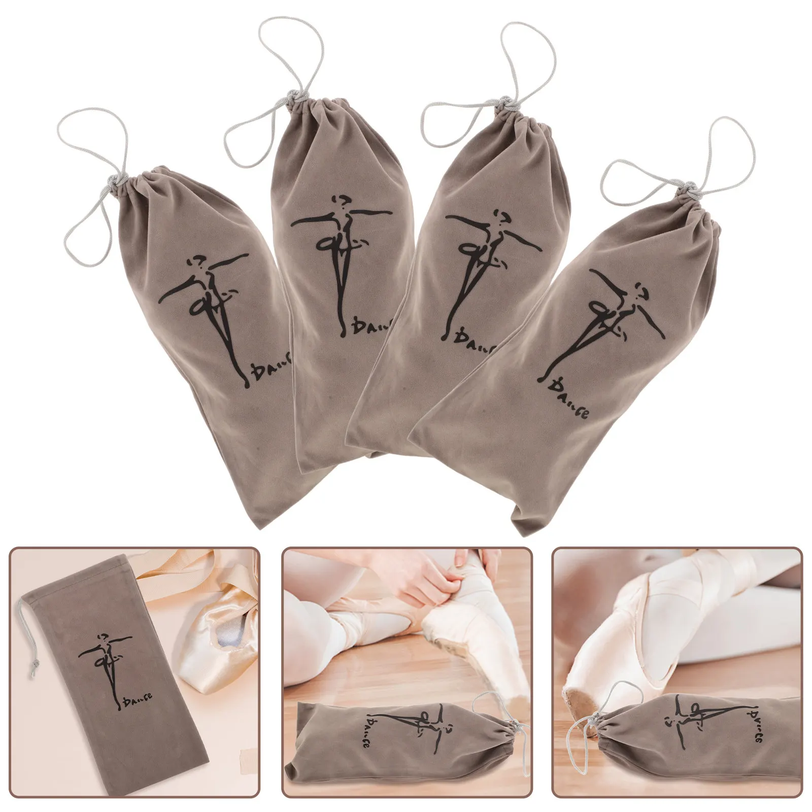 8Pcs Ballet Latin Dance Shoe Bag Flannel Drawstring Storage Pouch Dustproof Organizer for Dance Shoes Women Girls
8Pcs Ballet Latin Dance Shoe Bag Flannel Drawstring Storage Pouch Dustproof Organizer for Dance Shoes Women Girls