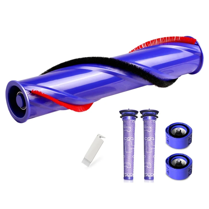 B06B-Roller Brushes Replacement And Filters For Dyson V6 Series Vacuum Pre-Filters Post-Filters Part 967157-01,966741-01 
B06B-Roller Brushes Replacement And Filters For Dyson V6 Series Vacuum Pre-Filters Post-Filters Part 967157-01,966741-01