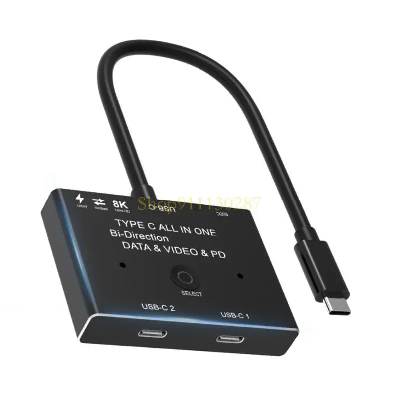 J1HC 8K USB C Bidirectional Switcher 10Gbps for Smooth Display in Office or Home Theater Systems
J1HC 8K USB C Bidirectional Switcher 10Gbps for Smooth Display in Office or Home Theater Systems