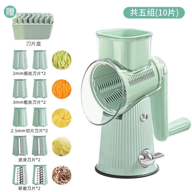 Rotary Drum Tornado Cutter, Manual Multifunctional Kitchen Shredder Slicer, Convenient Food Prep Tool for Wholesale
Rotary Drum Tornado Cutter, Manual Multifunctional Kitchen Shredder Slicer, Convenient Food Prep Tool for Wholesale