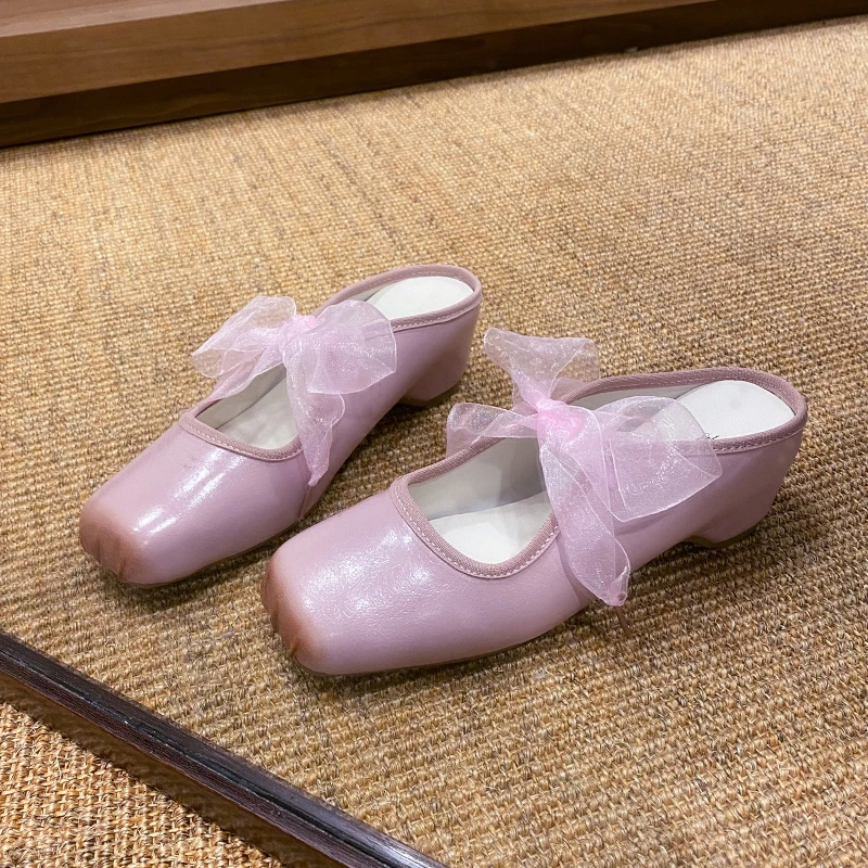New Square Heel Inner Height Increase Retro Distressed Mary Jane Shoes for Women Shallow Mouth Bow Slippers
New Square Heel Inner Height Increase Retro Distressed Mary Jane Shoes for Women Shallow Mouth Bow Slippers