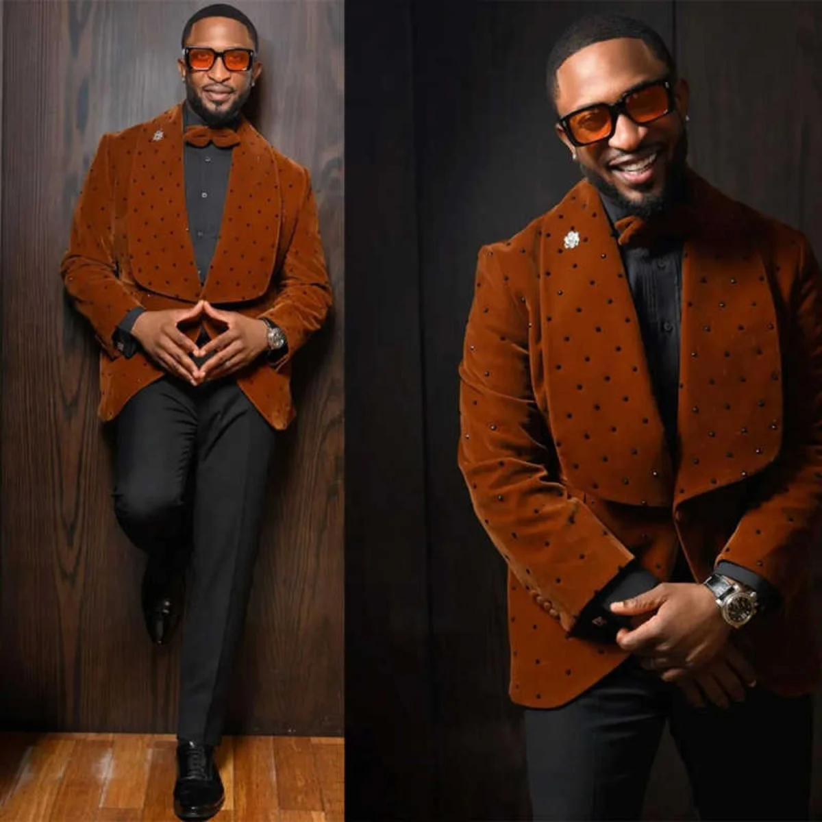 Elegant Men's Suits Two Pieces Jacket Pants Set Single Breasted Shawl Lapel Winter Warm Blazer Special Business Customized
Elegant Men's Suits Two Pieces Jacket Pants Set Single Breasted Shawl Lapel Winter Warm Blazer Special Business Customized