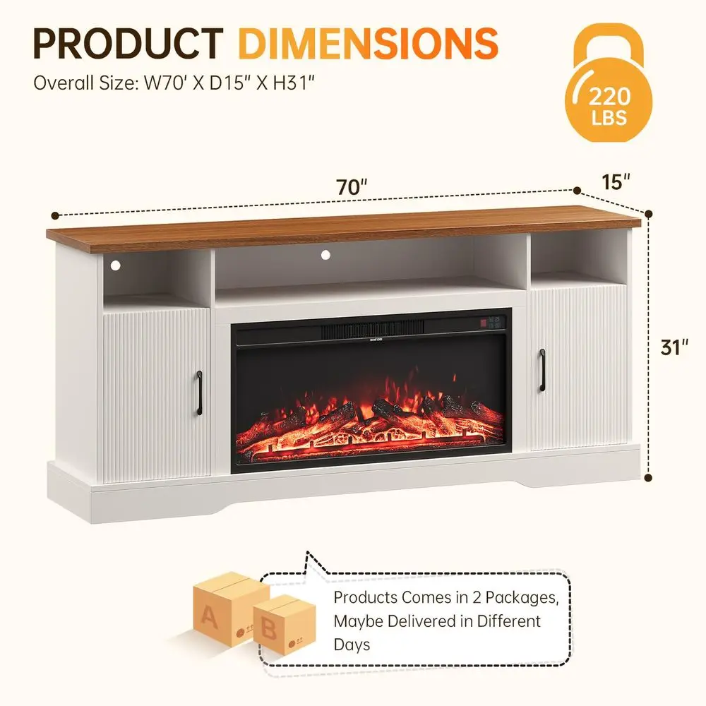 inch Fireplace TV Stand for TV up to 80inch, 36inch Electric Fireplace with 12 Colors of 3D Flame amp Adjustable Heating 65F95F
inch Fireplace TV Stand for TV up to 80inch, 36inch Electric Fireplace with 12 Colors of 3D Flame amp Adjustable Heating 65F95F