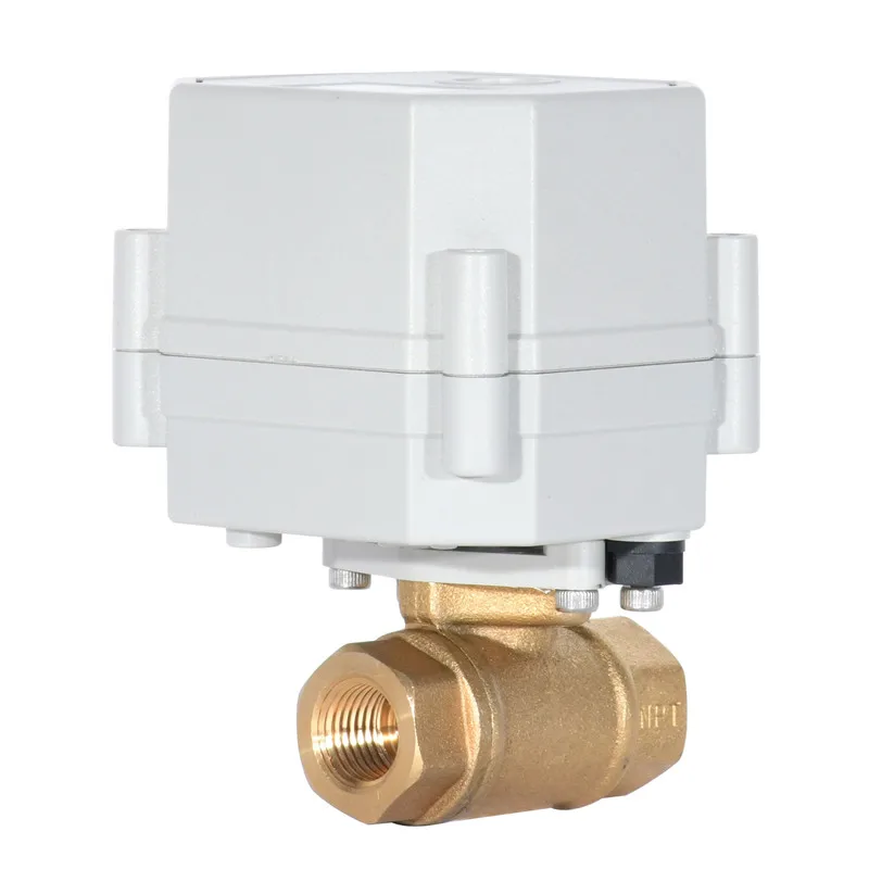 2-Way 1/4'' Brass Modulating Electric Control Ball Valve 9-24VDC Analog Signal 4-20mA 0-5V 0-10V
2-Way 1/4'' Brass Modulating Electric Control Ball Valve 9-24VDC Analog Signal 4-20mA 0-5V 0-10V