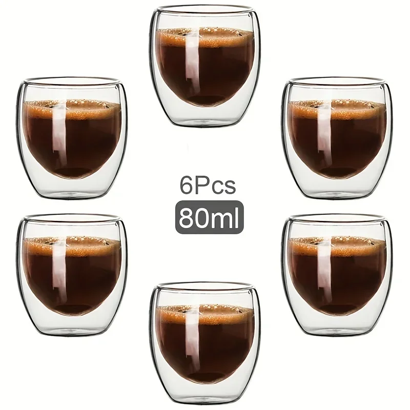 Double Wall Glass Cup Heat Insulation Transparent Handmade Tea Drink Cups MINI Whisky glasses Espresso Coffee Mug
Double Wall Glass Cup Heat Insulation Transparent Handmade Tea Drink Cups MINI Whisky glasses Espresso Coffee Mug