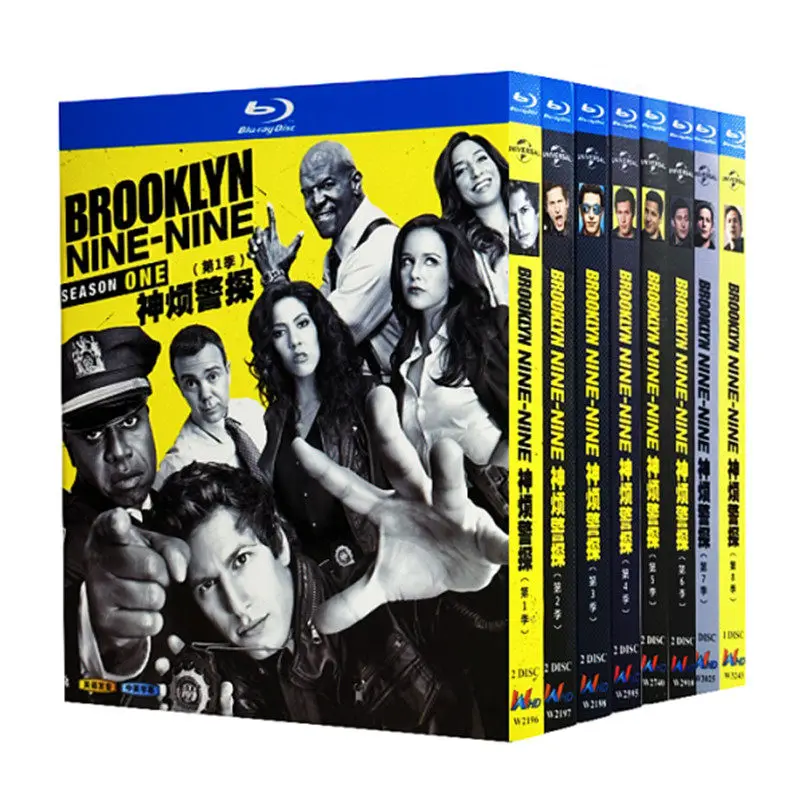 Blu-ray Ultra HD TV Series Brooklyn Nine-Nine Seasons 1–8 Box Set with English and Traditional Chinese Subtitles
Blu-ray Ultra HD TV Series Brooklyn Nine-Nine Seasons 1–8 Box Set with English and Traditional Chinese Subtitles