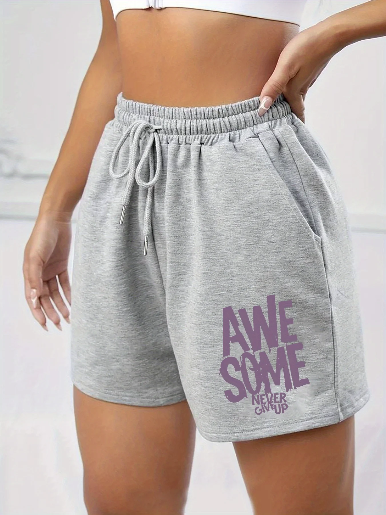 2026 Women's Summer Casual Shorts Letter Print Loose Fit Stylish and Versatile Suitable for Gym and Lounge Wear
2026 Women's Summer Casual Shorts Letter Print Loose Fit Stylish and Versatile Suitable for Gym and Lounge Wear