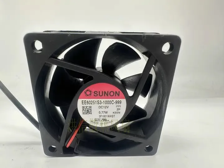 Бесплатная доставка, оригинальный 6025 EE60251S3-1000C-999 DC12V 0,77 Вт 60*25 мм охлаждающий вентилятор
Бесплатная доставка, оригинальный 6025 EE60251S3-1000C-999 DC12V 0,77 Вт 60*25 мм охлаждающий вентилятор