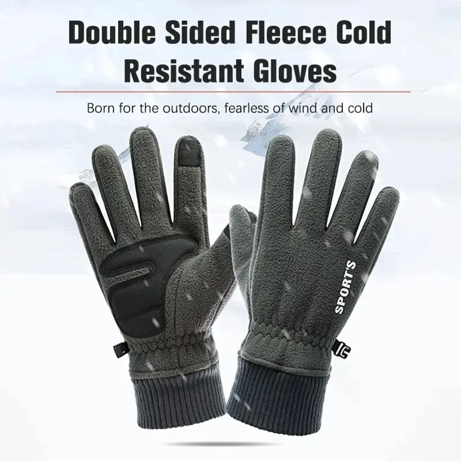 Thickened Men's Warm and Cozy Double-sided Velvet Windproof Winter Touch Screen Gloves for Driving and Outdoor Activities with N
Thickened Men's Warm and Cozy Double-sided Velvet Windproof Winter Touch Screen Gloves for Driving and Outdoor Activities with N
