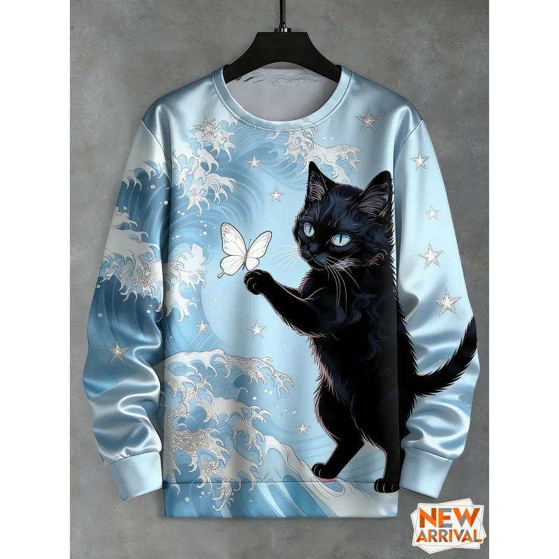 Cat Waves Pattern Hoodie For Men Fish Flower 3D Printed Pullover Casual Long Sleeve Loose Unisex O-Neck Hoodies Sweatshirt Tops
Cat Waves Pattern Hoodie For Men Fish Flower 3D Printed Pullover Casual Long Sleeve Loose Unisex O-Neck Hoodies Sweatshirt Tops