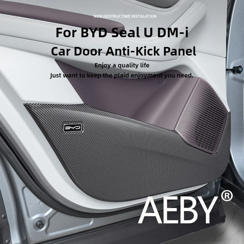 AEBY для BYD Seal U DM-i 2020-2025, противоударная панель двери автомобиля, защита от царапин из углеродного волокна, аксессуары для интерьера
AEBY для BYD Seal U DM-i 2020-2025, противоударная панель двери автомобиля, защита от царапин из углеродного волокна, аксессуары для интерьера