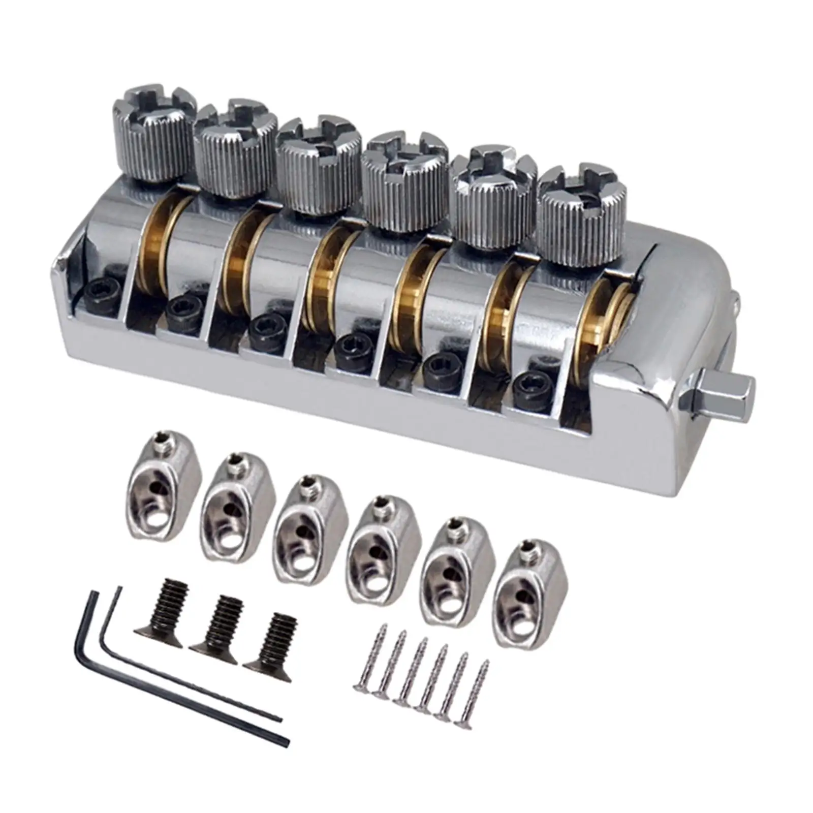 Zinc Alloy Electric Guitar Bridge Tail Spare Parts DIY Stringed Instrument Accessory for Headless Guitars Replacement
Zinc Alloy Electric Guitar Bridge Tail Spare Parts DIY Stringed Instrument Accessory for Headless Guitars Replacement