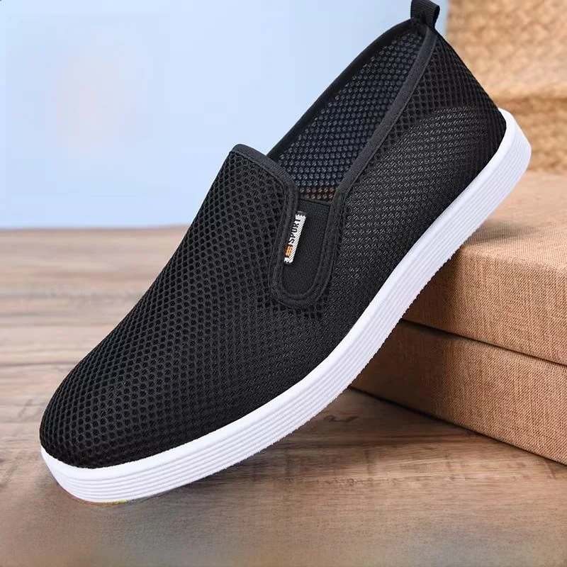 Men's Summer Breathable Mesh Slip-On Casual Shoes Comfortable Walking Shoes Black Cloth Lightweight Airy Footwear for Middle-...
Men's Summer Breathable Mesh Slip-On Casual Shoes Comfortable Walking Shoes Black Cloth Lightweight Airy Footwear for Middle-...
