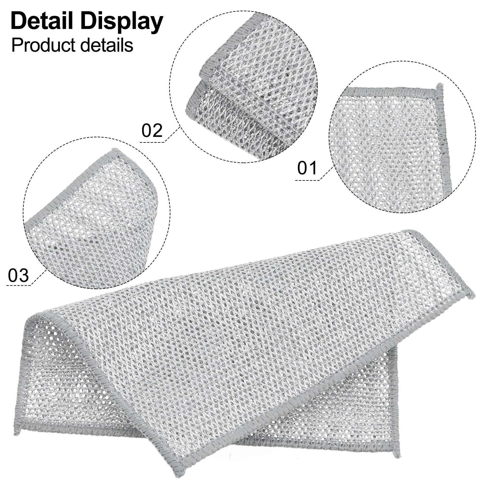Clean Steel Wire Cleaning Rag For Home Kitchen Pot Dish Pan Dishcloth Towels Double Layer Non Stick Oil Steel Wire Rag Cloth
Clean Steel Wire Cleaning Rag For Home Kitchen Pot Dish Pan Dishcloth Towels Double Layer Non Stick Oil Steel Wire Rag Cloth