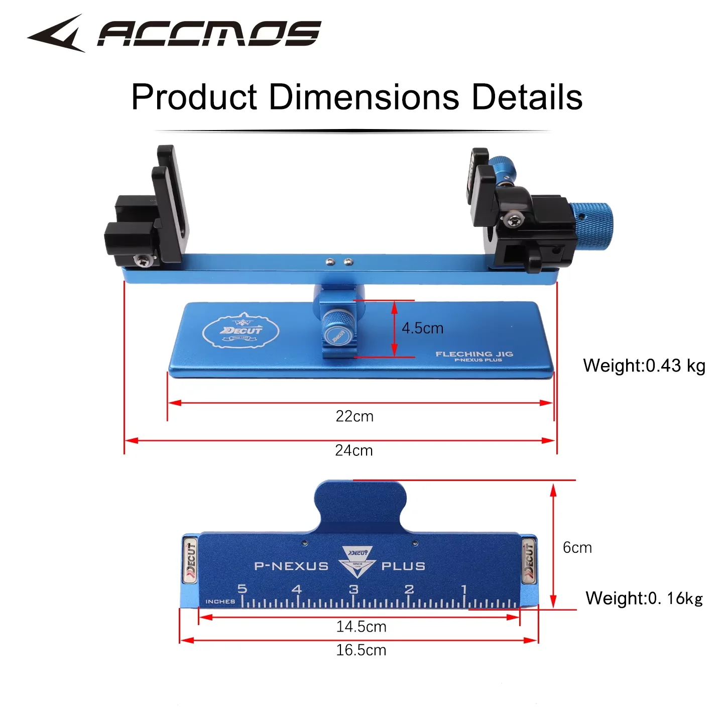 DECUT DIY Archery Fletching Jig Professional Tool for Carbon Aluminum Arrows Adhesive Compatible 1.75-5 Inch Size
DECUT DIY Archery Fletching Jig Professional Tool for Carbon Aluminum Arrows Adhesive Compatible 1.75-5 Inch Size
