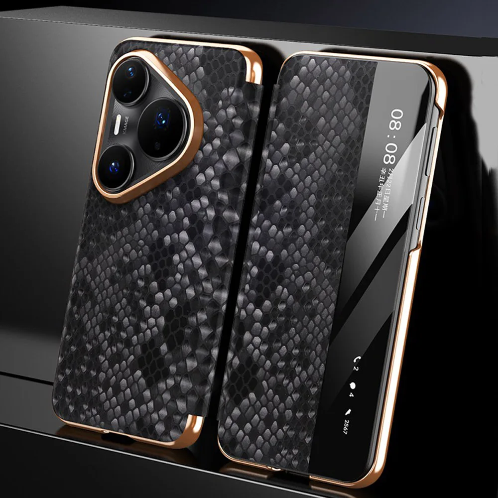 Genuine Leather Case For Huawei Pura 70 Pro Plus Case Pura 80 Pro Plus Window View Intelligent Fundas For Pura70 80 Pro+ Cover
Genuine Leather Case For Huawei Pura 70 Pro Plus Case Pura 80 Pro Plus Window View Intelligent Fundas For Pura70 80 Pro+ Cover