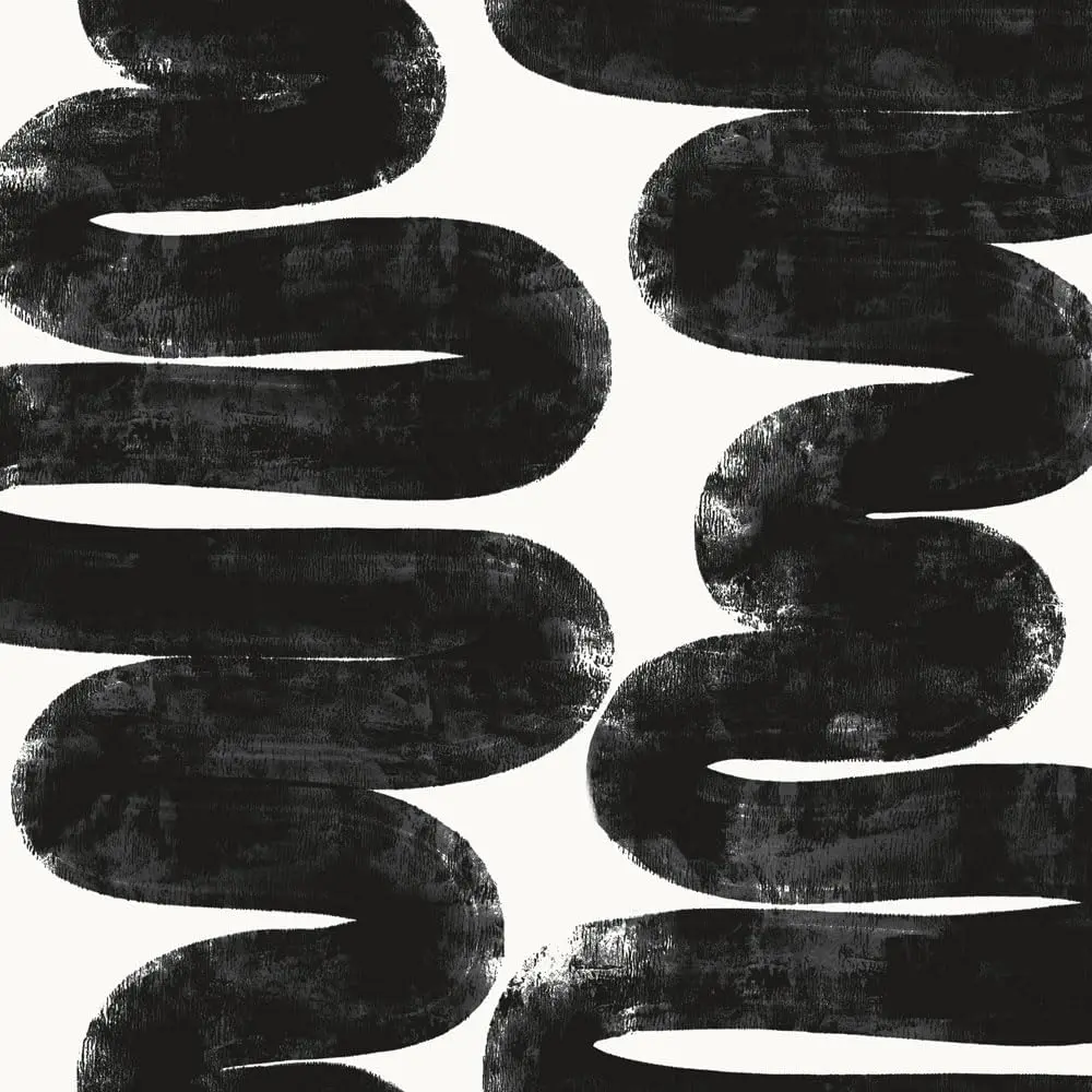 Removable Peel and Stick Wallpaper, Black and White Bold Brushstroke Design for Accent Walls, 20.5 in x 33 ft
Removable Peel and Stick Wallpaper, Black and White Bold Brushstroke Design for Accent Walls, 20.5 in x 33 ft