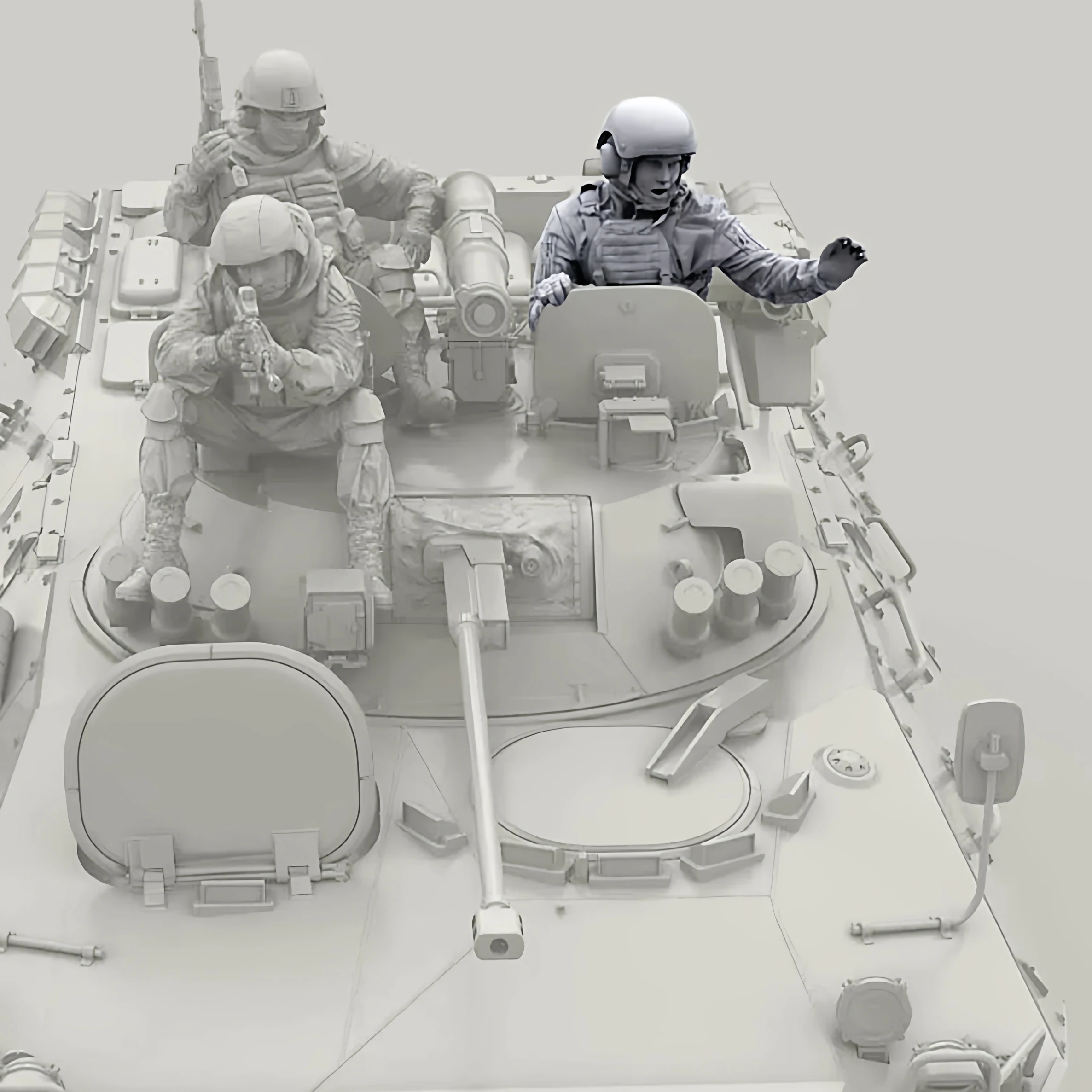 Наборы моделей солдата из смолы 1/35, бесцветные и самособранные (1 солдат) A-2172
Наборы моделей солдата из смолы 1/35, бесцветные и самособранные (1 солдат) A-2172