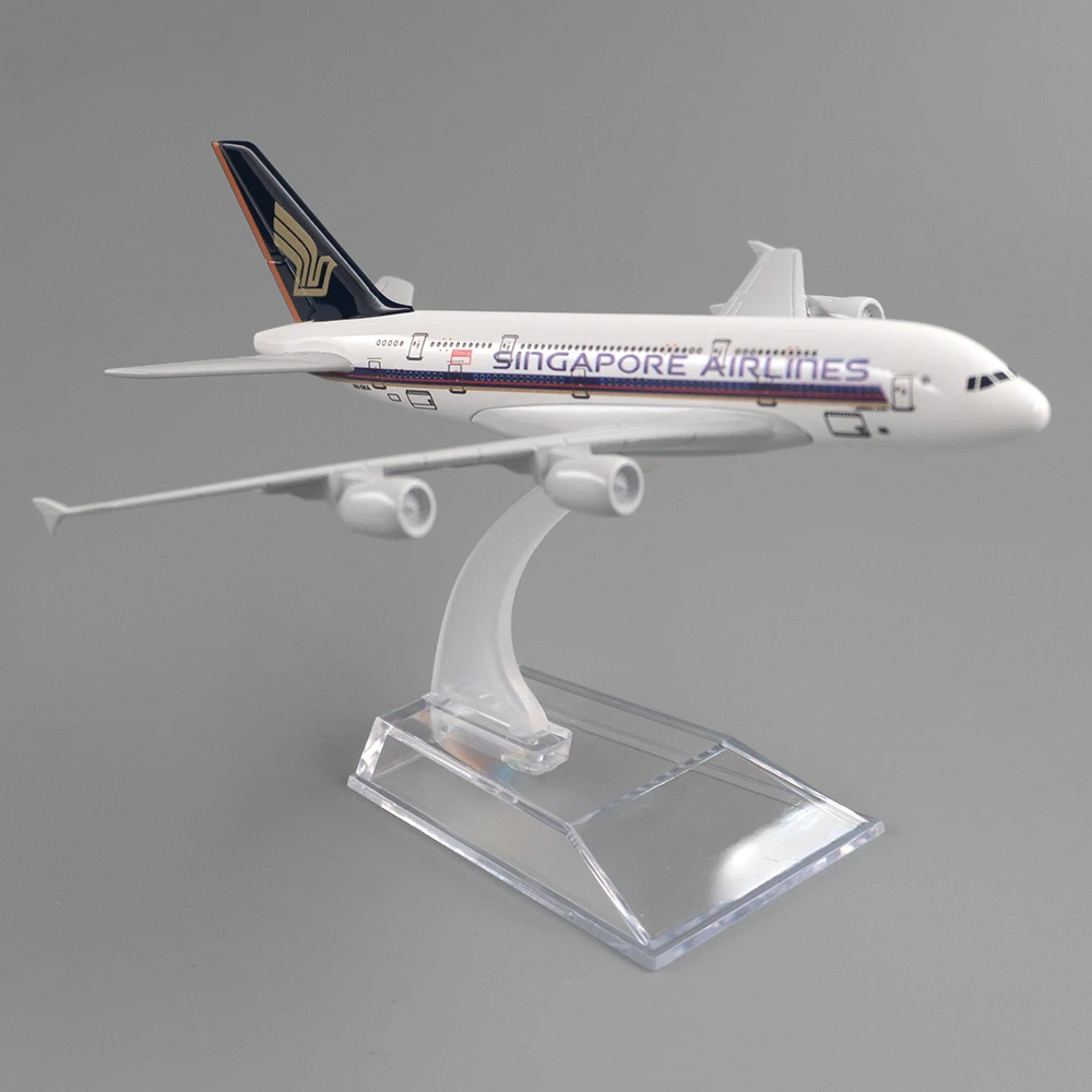 14cm Aircraft Model Singapore Airlines Airbus A380 1/400 Alloy Plane Xmas Gift Toy for Collection Decoration
14cm Aircraft Model Singapore Airlines Airbus A380 1/400 Alloy Plane Xmas Gift Toy for Collection Decoration