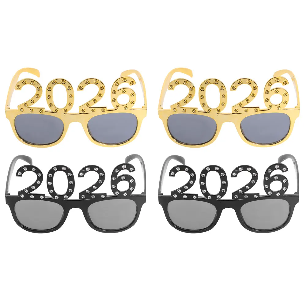 4pcs 2026 New Year Eyeglasses Glitter Number Party Decor Glasses Fancy Graduation Sunglasses Fun Photo Props Nye Christmas Adult
4pcs 2026 New Year Eyeglasses Glitter Number Party Decor Glasses Fancy Graduation Sunglasses Fun Photo Props Nye Christmas Adult