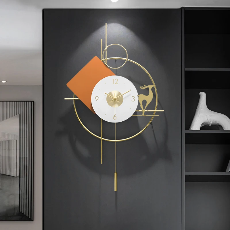 Household Fashion Simple Modern Light Luxury Art Restaurant Decoration Clock Hanging Wall
Household Fashion Simple Modern Light Luxury Art Restaurant Decoration Clock Hanging Wall