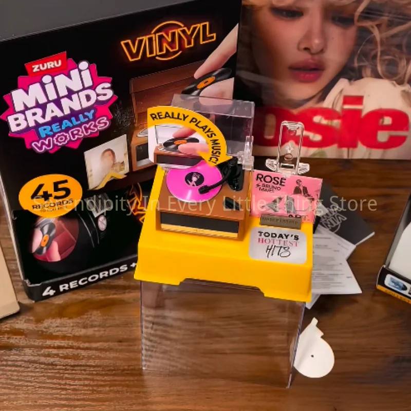 Genuine Surprise Doll Zuru Mini Brands Real Working Vinyl Record Player Miniature Really Spins Plays Music Collectible Toy Gift
Genuine Surprise Doll Zuru Mini Brands Real Working Vinyl Record Player Miniature Really Spins Plays Music Collectible Toy Gift