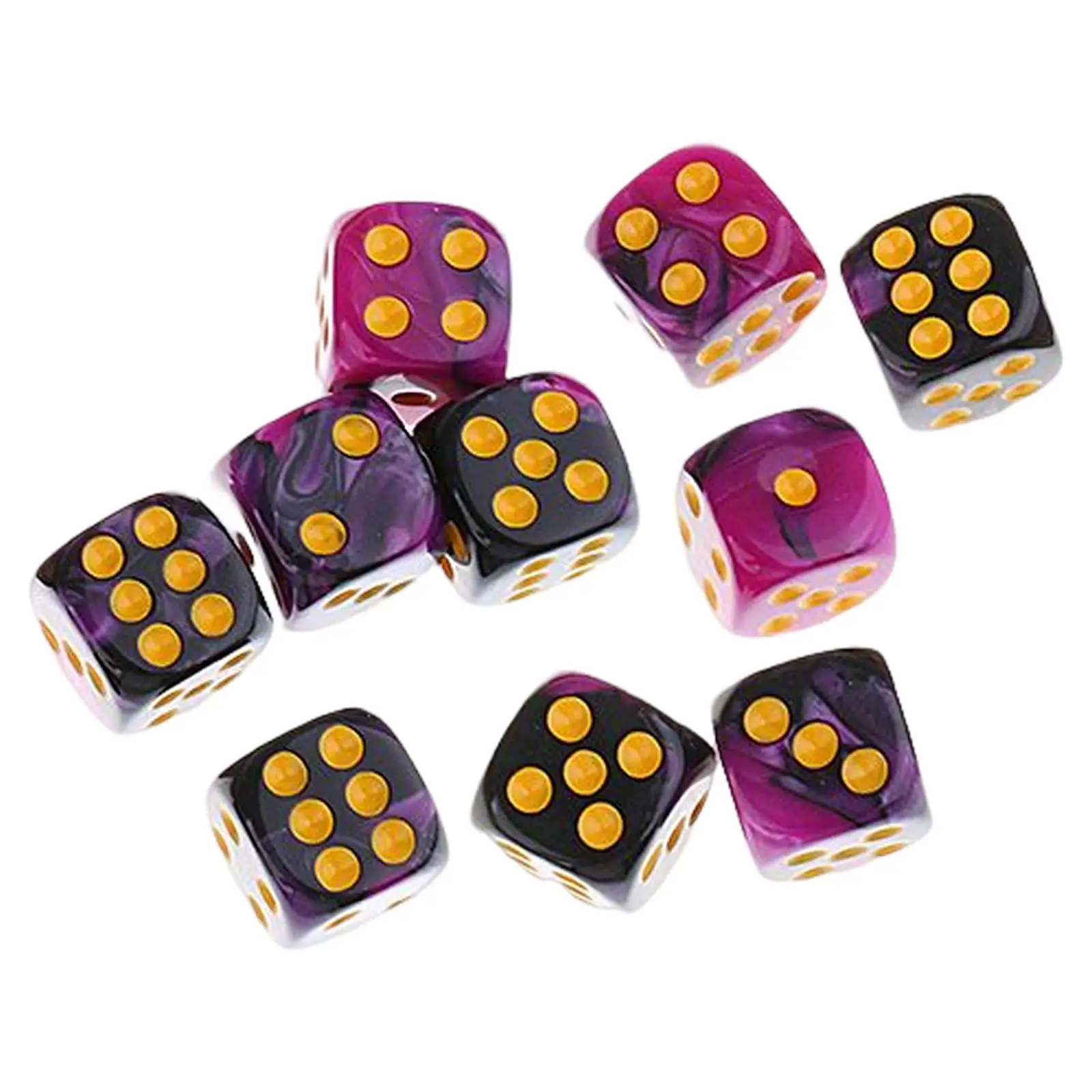 Set van 10 Zeszijdige Dobbelstenen Set Party Ondoorzichtig 12mm D6 Bordspel
Set van 10 Zeszijdige Dobbelstenen Set Party Ondoorzichtig 12mm D6 Bordspel