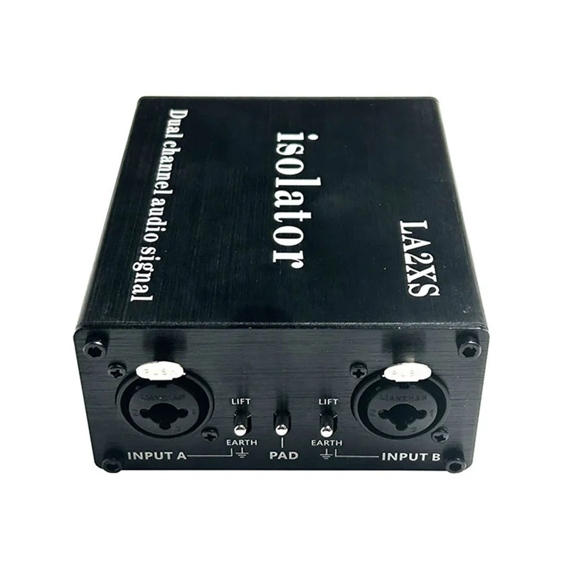 A02R 1Pcs Audio Isolator Noise Reduction Filter Eliminates Current Noise Dual-Channel 6.5 XLR Mixer Audio Isolator LA2XS
A02R 1Pcs Audio Isolator Noise Reduction Filter Eliminates Current Noise Dual-Channel 6.5 XLR Mixer Audio Isolator LA2XS