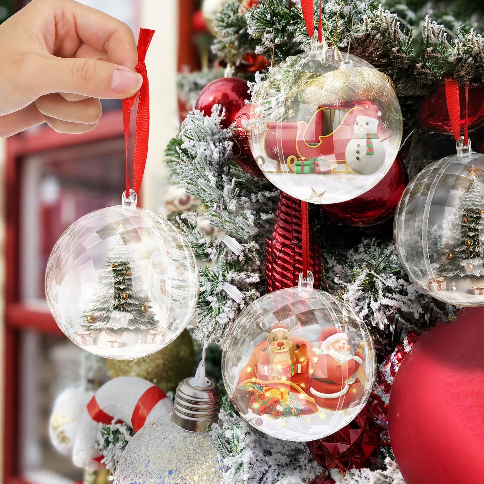 10Pcs Clear Plastic Candy Containers Reflective Design Sparkling Effect Ideal for Weddings Parties and Holiday Decorations
10Pcs Clear Plastic Candy Containers Reflective Design Sparkling Effect Ideal for Weddings Parties and Holiday Decorations