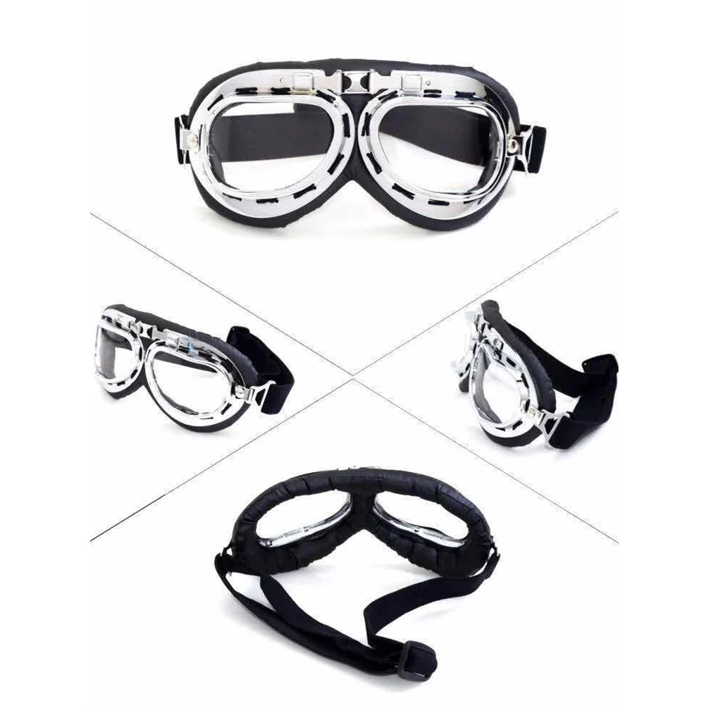 Military RAF Style Motorcycle Biker Bike Biker Motocross ATV Scooter Cruisers Chopper Sun UV Goggles (Transparent Co
Military RAF Style Motorcycle Biker Bike Biker Motocross ATV Scooter Cruisers Chopper Sun UV Goggles (Transparent Co