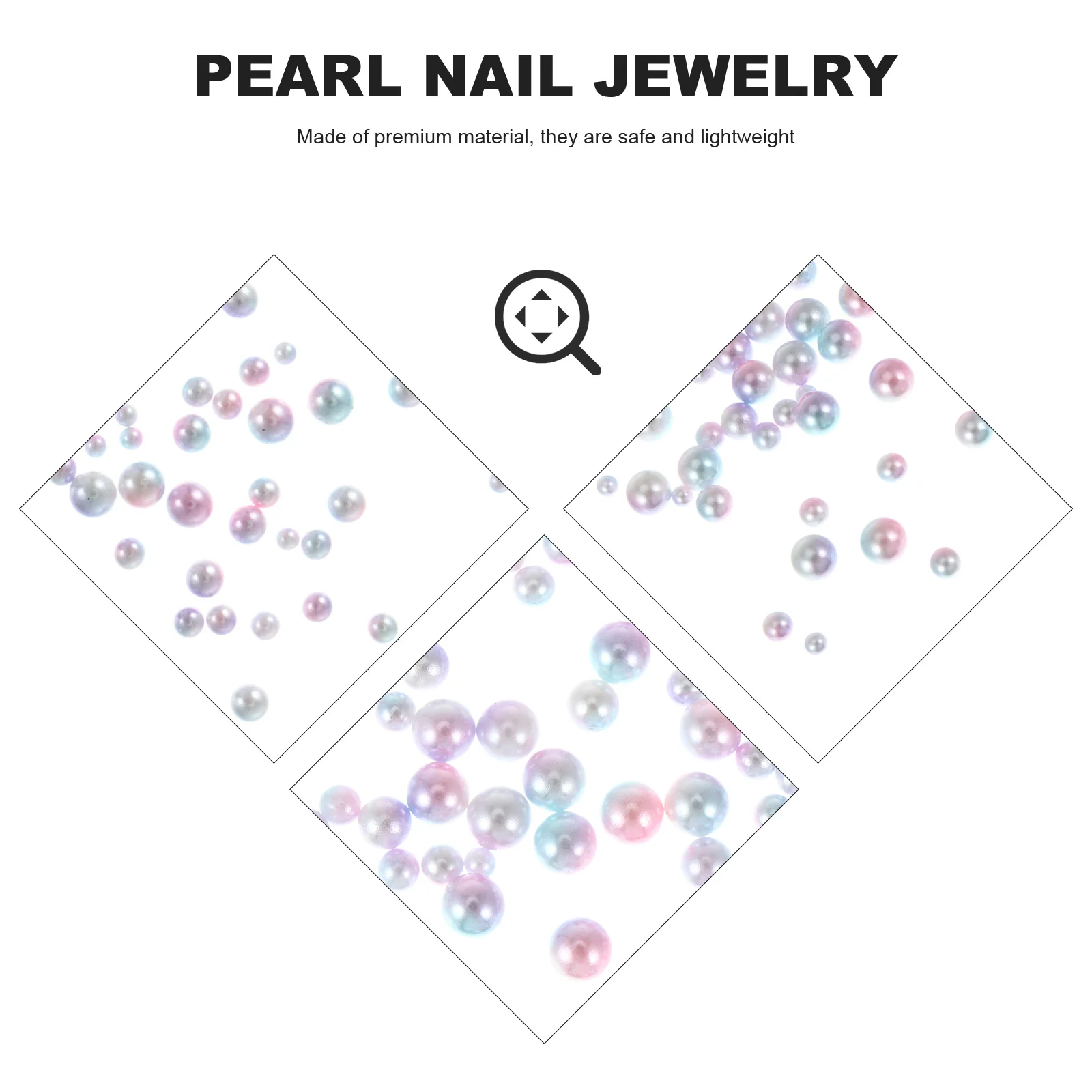 3 Bags Gradient Nail Art Pearls Mixed Size DIY Pearl Decorations Lightweight Safe Nail Art Supplies for Manicure Design
3 Bags Gradient Nail Art Pearls Mixed Size DIY Pearl Decorations Lightweight Safe Nail Art Supplies for Manicure Design