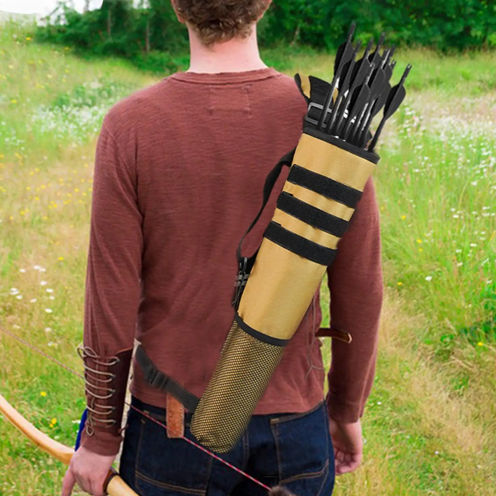 Arrow Quiver Youth Durable Adjustable Large Capacity Arrow Backpack Bag
Arrow Quiver Youth Durable Adjustable Large Capacity Arrow Backpack Bag