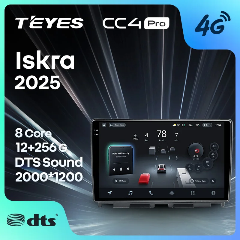 TEYES CC4 PRO For LADA Iskra SW Cross 2025 CarPlay Radio Multimedia Stereo Car play Android Auto 2DIN Autoradio
TEYES CC4 PRO For LADA Iskra SW Cross 2025 CarPlay Radio Multimedia Stereo Car play Android Auto 2DIN Autoradio