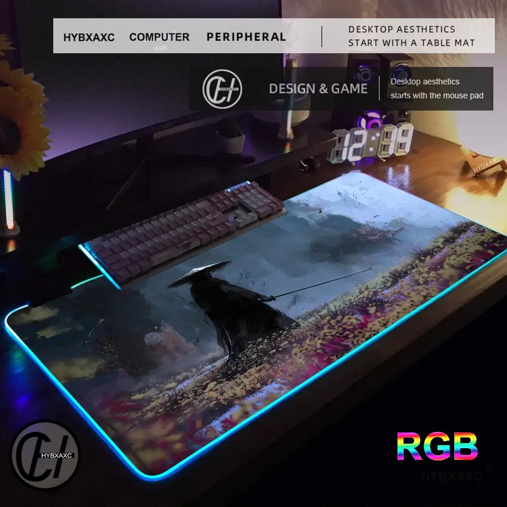 RGB Samurai Warrior Mouse Pad Gamer Computer Accessories Keyboard Table Mat Large Mousepad Company Gaming Laptop HYBXAXC Table
RGB Samurai Warrior Mouse Pad Gamer Computer Accessories Keyboard Table Mat Large Mousepad Company Gaming Laptop HYBXAXC Table