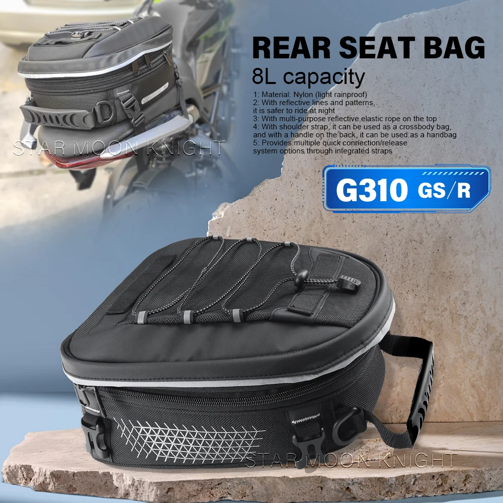 Motorcycle Rear Seat Bag For BMW G310GS G310R G310 GS G 310 R Luggage Rack Tail Bag Multifunctional Travel Tool Bags accesorios
