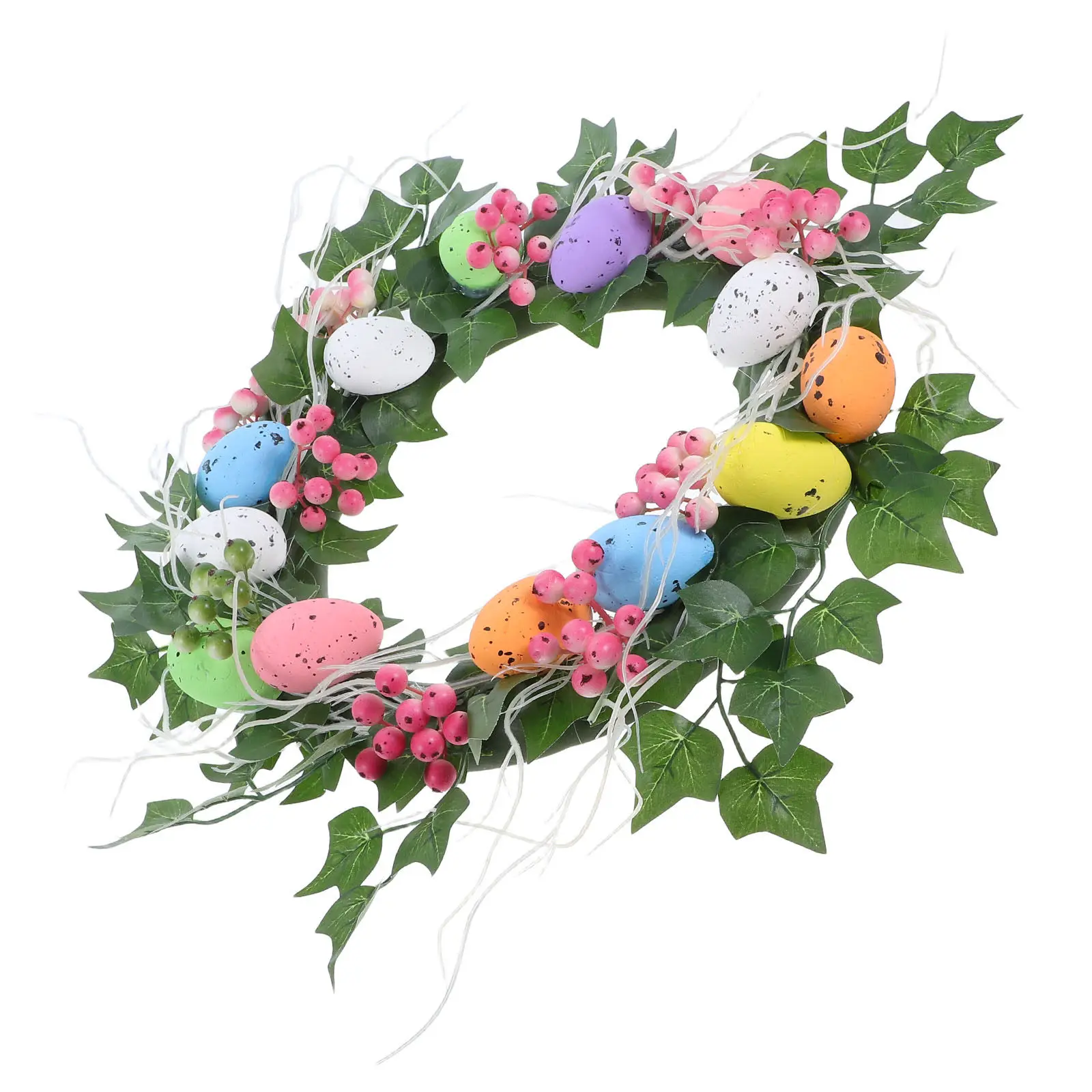 Easter Floral Wreath with Realistic Greenery and Vibrant Flowers for Front Door Hanging Home Decor Easter Egg Wreath Decoration
Easter Floral Wreath with Realistic Greenery and Vibrant Flowers for Front Door Hanging Home Decor Easter Egg Wreath Decoration