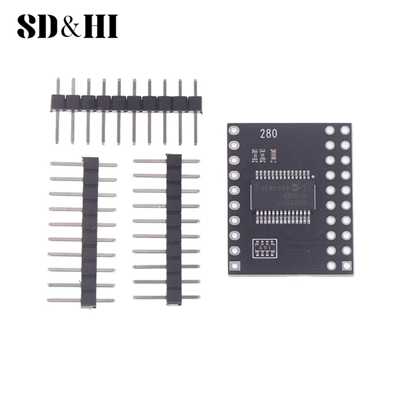 TENSTAR MCP23017 Модуль последовательного интерфейса IIC I2C SPI двунаправленный 16-битный расширитель ввода-вывода 10 МГц Модуль последовательного интерфейса
TENSTAR MCP23017 Модуль последовательного интерфейса IIC I2C SPI двунаправленный 16-битный расширитель ввода-вывода 10 МГц Модуль последовательного интерфейса