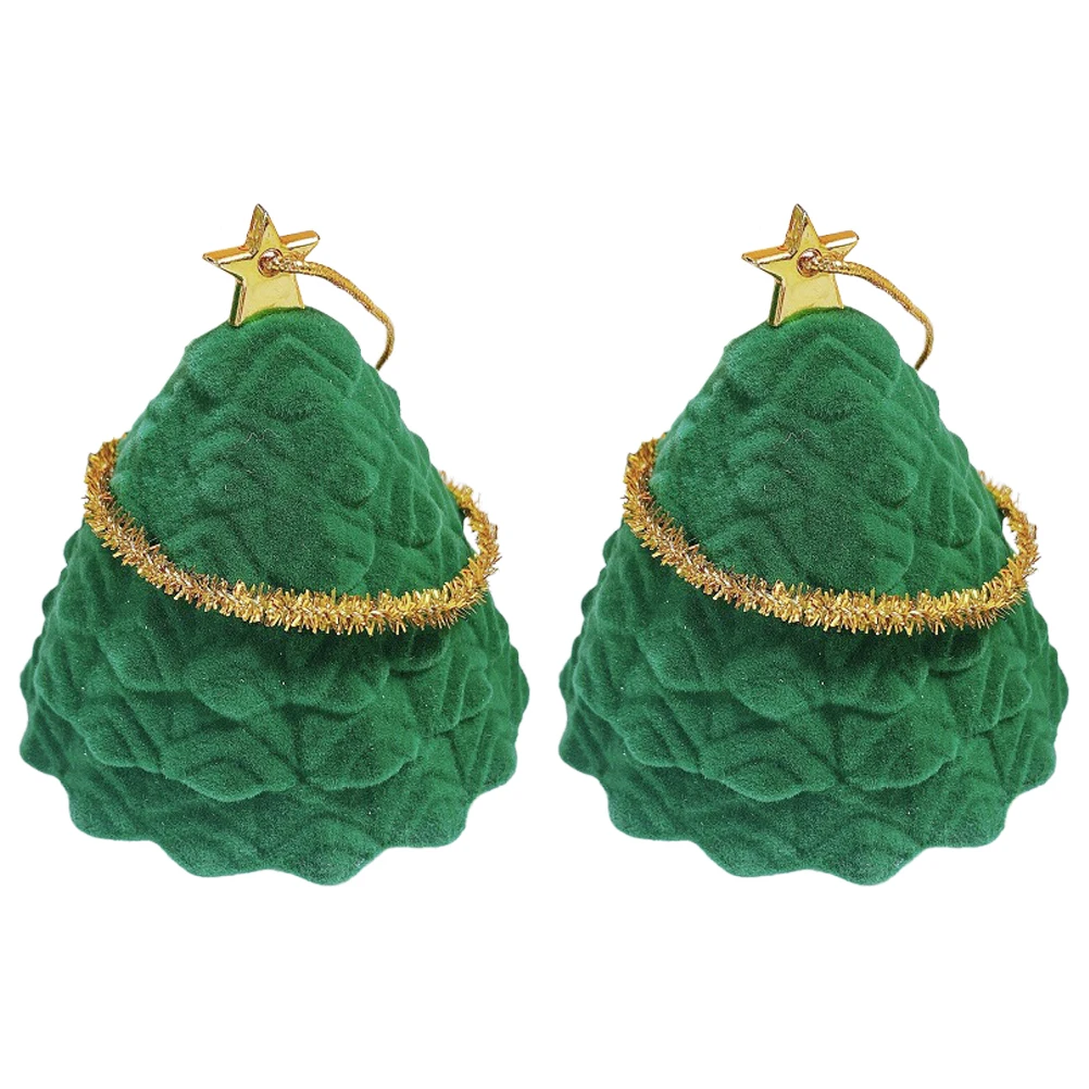 2 PCS Earring Storage Box Lovely Jewelry Boxes Christmas Decorations Studs Case Holiday Container Earrings Cases
2 PCS Earring Storage Box Lovely Jewelry Boxes Christmas Decorations Studs Case Holiday Container Earrings Cases