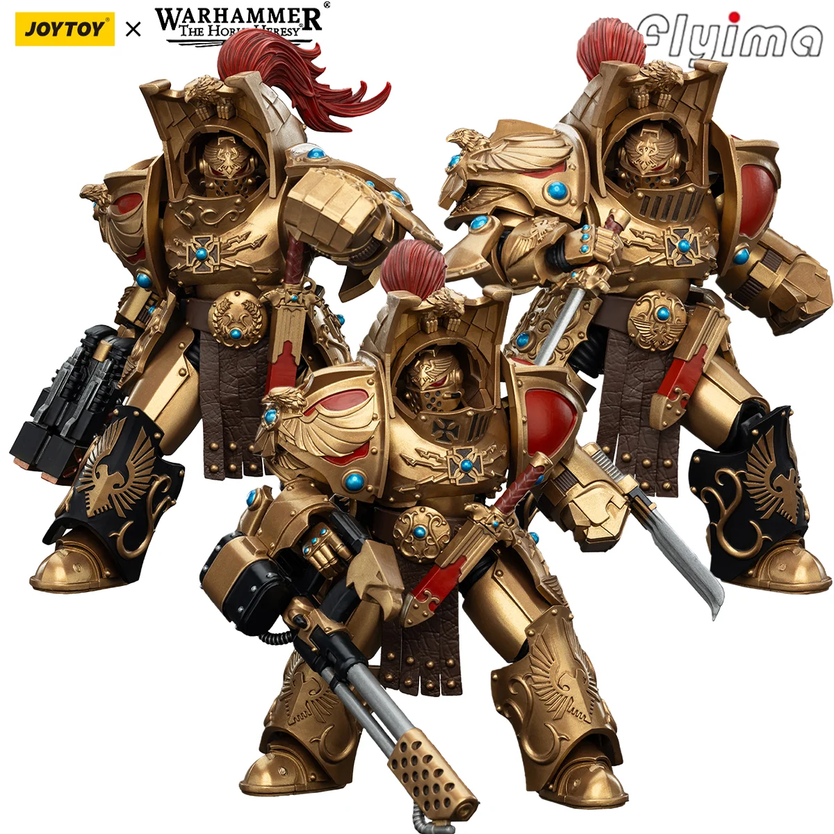 JOYTOY Warhammer 30K 1/18 Action Figures Legio Custodes Aquilon Terminator Squad 3PCS Anime Military Model
JOYTOY Warhammer 30K 1/18 Action Figures Legio Custodes Aquilon Terminator Squad 3PCS Anime Military Model