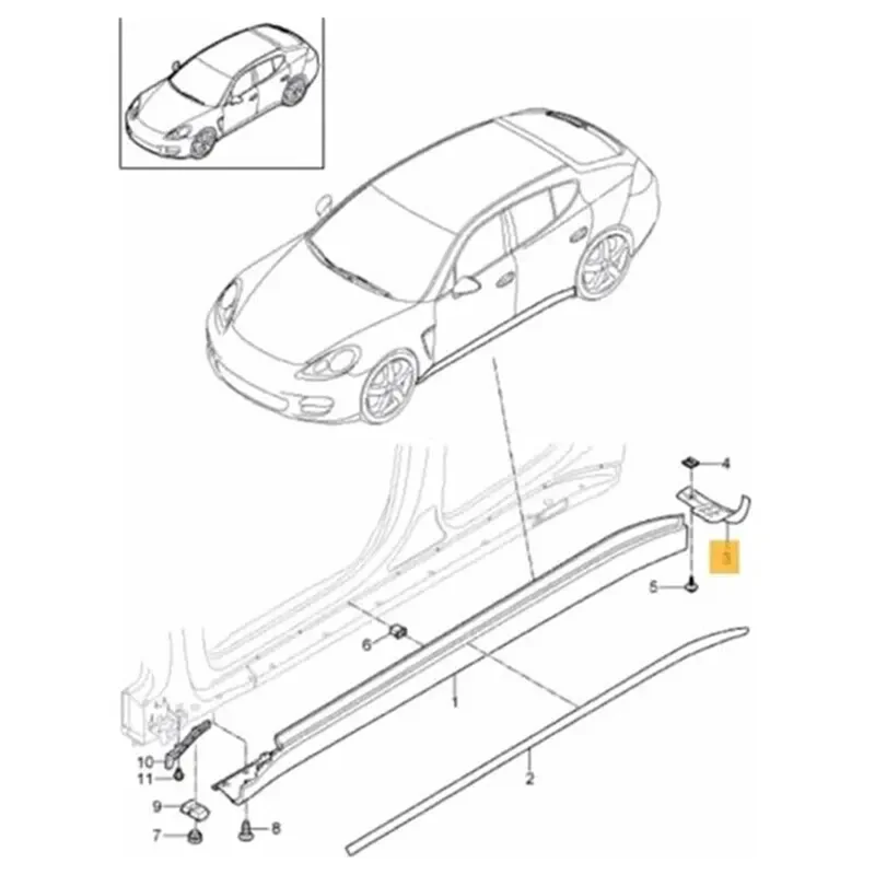 Exclusive Rear Mudguard Splash Guards Fender Trim Mudguards For Porsche Panamera 970 97055960101 97055960201
Exclusive Rear Mudguard Splash Guards Fender Trim Mudguards For Porsche Panamera 970 97055960101 97055960201