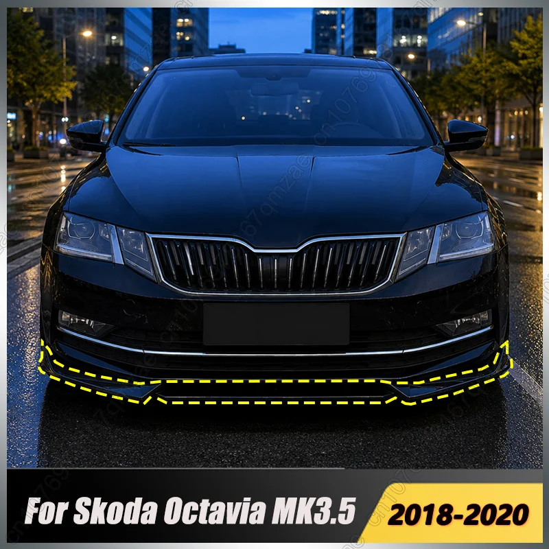 For Skoda Octavia MK3.5 2018 2019 2020 Facelift Front Bumper Lip Spoiler Splitter Diffuser Protector Guard Exterior Body Kits
For Skoda Octavia MK3.5 2018 2019 2020 Facelift Front Bumper Lip Spoiler Splitter Diffuser Protector Guard Exterior Body Kits