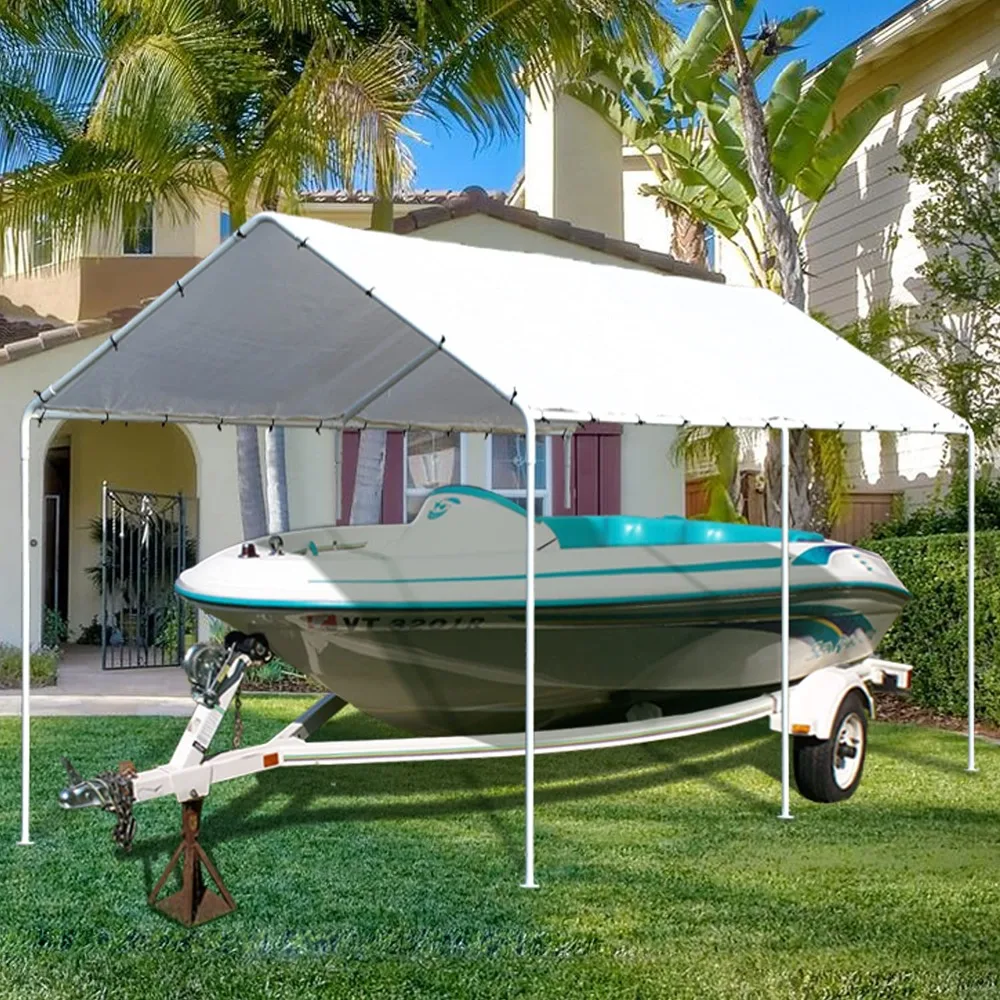 Car Ports 20x10 Heavy Duty Metal Carports Party Tent Portable Garage for Wedding, Garden Storage (White), 235 inch, Customized
Car Ports 20x10 Heavy Duty Metal Carports Party Tent Portable Garage for Wedding, Garden Storage (White), 235 inch, Customized