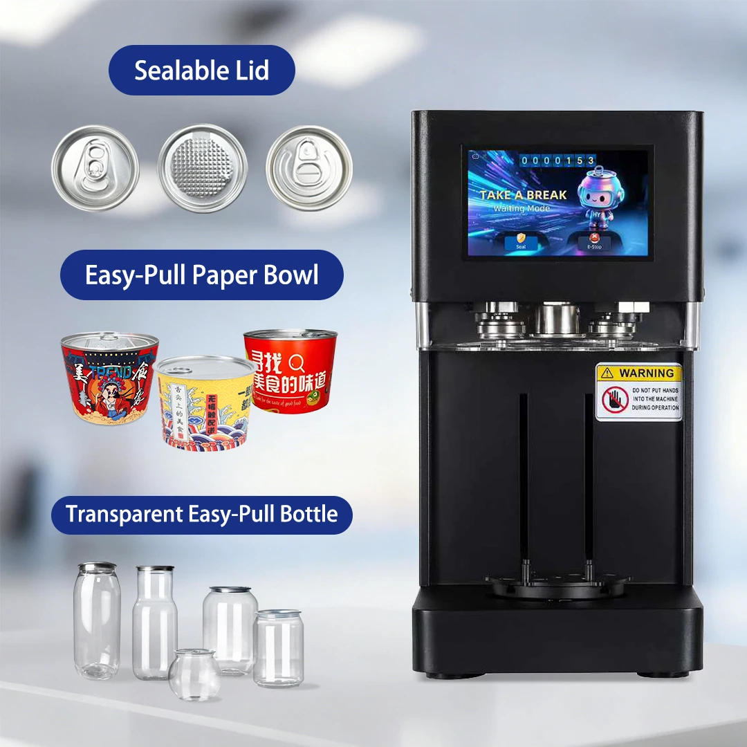 Fully Electric-Driven Induction Sealing Machine For Beverage Cans Bottles Bowl 2026 New Model
Fully Electric-Driven Induction Sealing Machine For Beverage Cans Bottles Bowl 2026 New Model