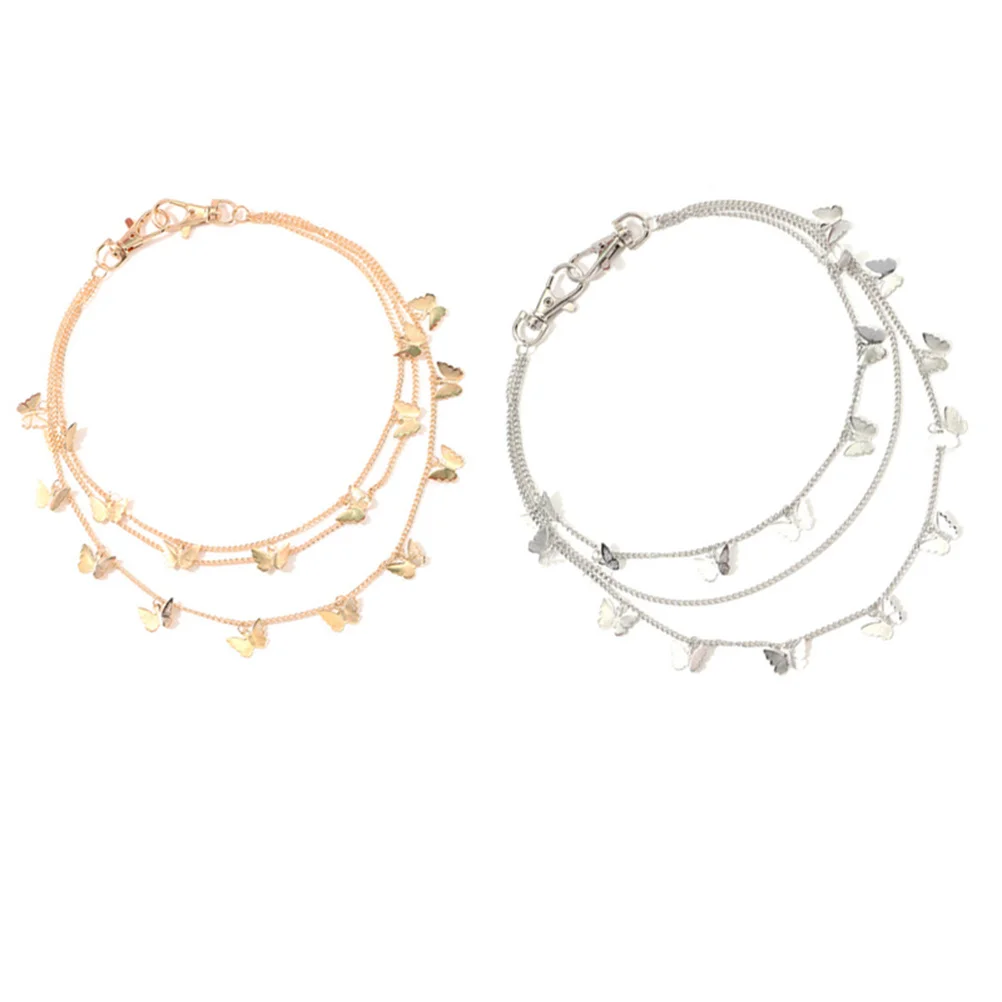 Multi-Layer Butterfly Pendant Waist Chain Premium Metal Shiny Durable Women'S Fashion Body Jewelry For Beach Party Silver
Multi-Layer Butterfly Pendant Waist Chain Premium Metal Shiny Durable Women'S Fashion Body Jewelry For Beach Party Silver