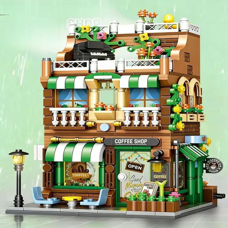 Coffee Shop Building Blocks Set, DIY Street View House Bricks Kit, Mini City Store Model Toy, Creative Gift for Kids Adults, Hom
Coffee Shop Building Blocks Set, DIY Street View House Bricks Kit, Mini City Store Model Toy, Creative Gift for Kids Adults, Hom