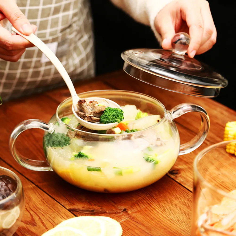 Glass Pot Electric Ceramic Stove Heat Resistant Small Cooking Pot Dual Handles Lid Stew Soup Kitchen Cookware Kitchen Pots
Glass Pot Electric Ceramic Stove Heat Resistant Small Cooking Pot Dual Handles Lid Stew Soup Kitchen Cookware Kitchen Pots