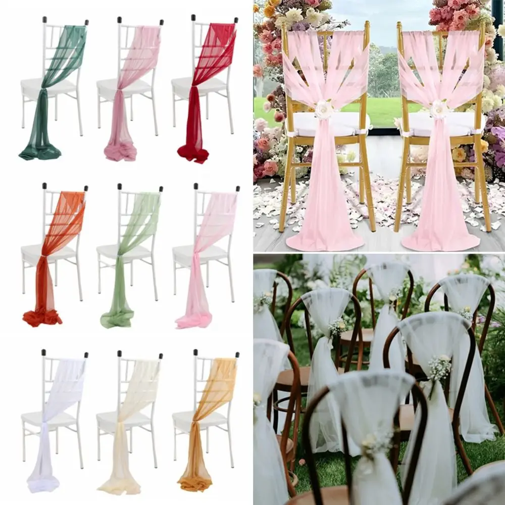 Polyester Chair Sash Wrinkle-Free 9Ft Draping Fabric Versatile Romantic Event Ambiance Wedding Aisle Decorations Home Decoration
Polyester Chair Sash Wrinkle-Free 9Ft Draping Fabric Versatile Romantic Event Ambiance Wedding Aisle Decorations Home Decoration