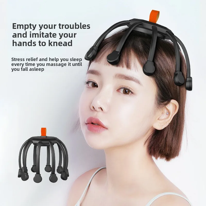 Head Massager Octopus Electric Household Decompression Massage Claw Fully Automatic Portable Relaxation Vibration
Head Massager Octopus Electric Household Decompression Massage Claw Fully Automatic Portable Relaxation Vibration