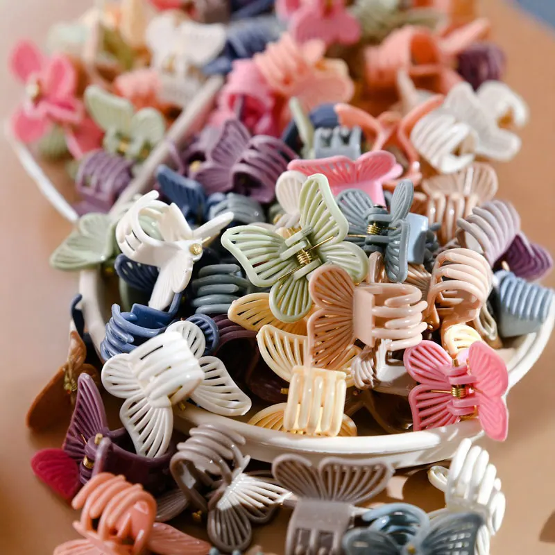 20Pc Colorful Butterfly Hollow Women's Hairpin Korean Fashion Shark Clip Vacation Party Gift Hair Grab Women's Hair Accessories
20Pc Colorful Butterfly Hollow Women's Hairpin Korean Fashion Shark Clip Vacation Party Gift Hair Grab Women's Hair Accessories
