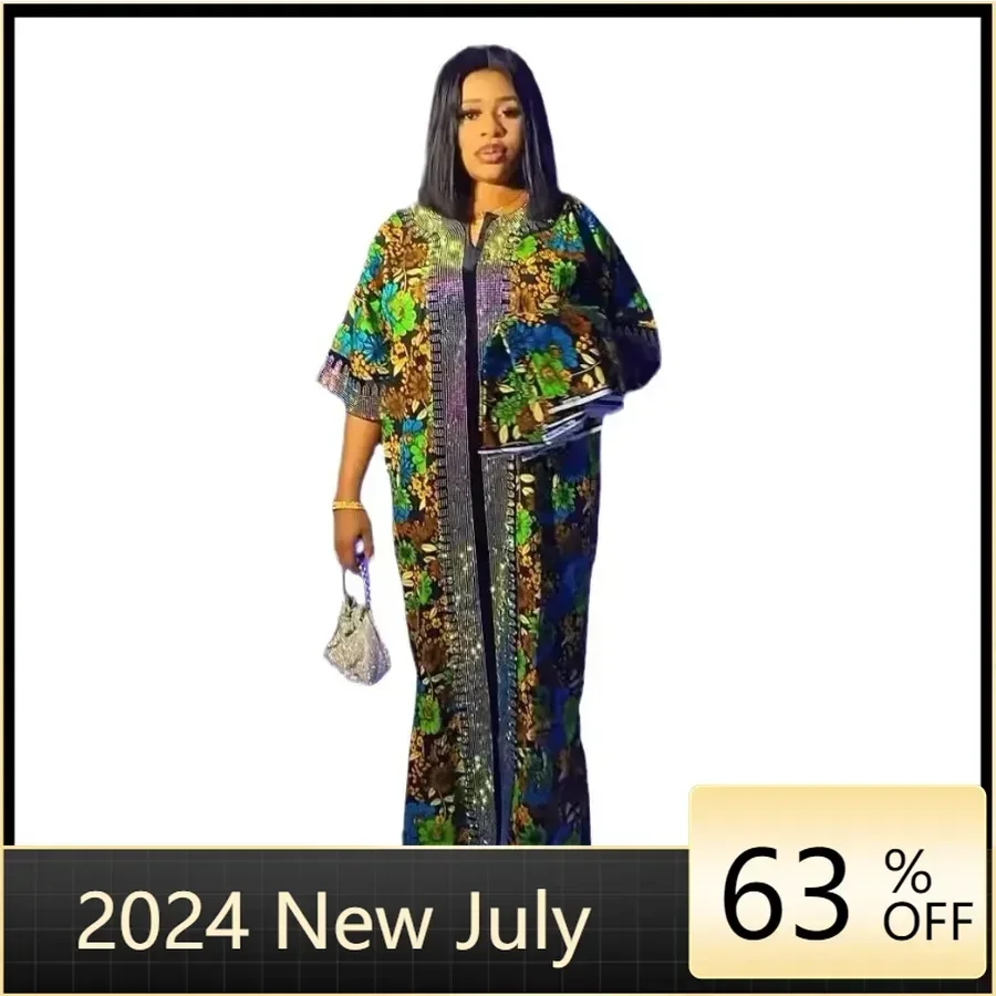 Elegant African Party Evening Dresses for Women Summer African Half Sleeve V-neck Green Plus Size Long Dress Abaya Gowns Outfits
Elegant African Party Evening Dresses for Women Summer African Half Sleeve V-neck Green Plus Size Long Dress Abaya Gowns Outfits